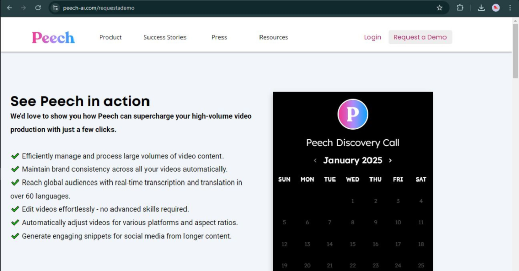 Peech-AI-Tool. Top Video Editing AI Tool 2025